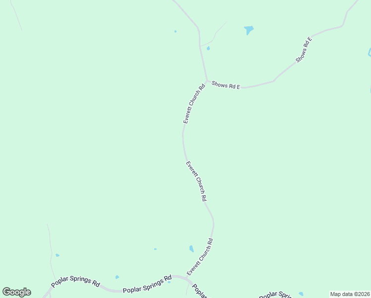 map of restaurants, bars, coffee shops, grocery stores, and more near 172-250 Everett Church Road in Mendenhall