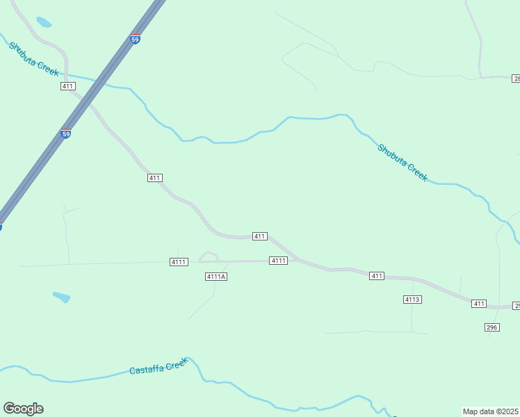 map of restaurants, bars, coffee shops, grocery stores, and more near 545 County Road 411 in Pachuta