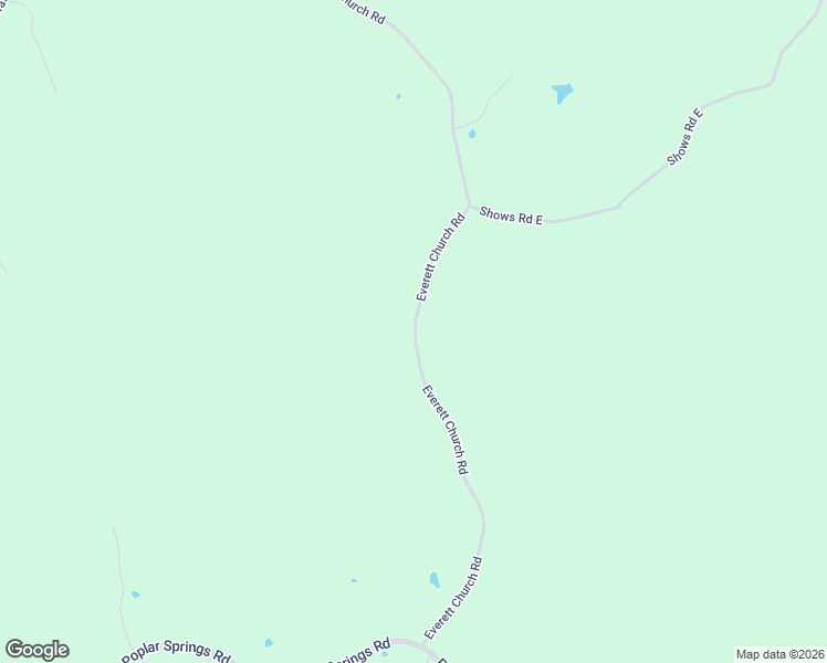 map of restaurants, bars, coffee shops, grocery stores, and more near 250 Everett Church Road in Mendenhall