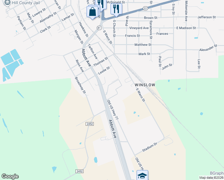map of restaurants, bars, coffee shops, grocery stores, and more near 807 Abbott Avenue in Hillsboro