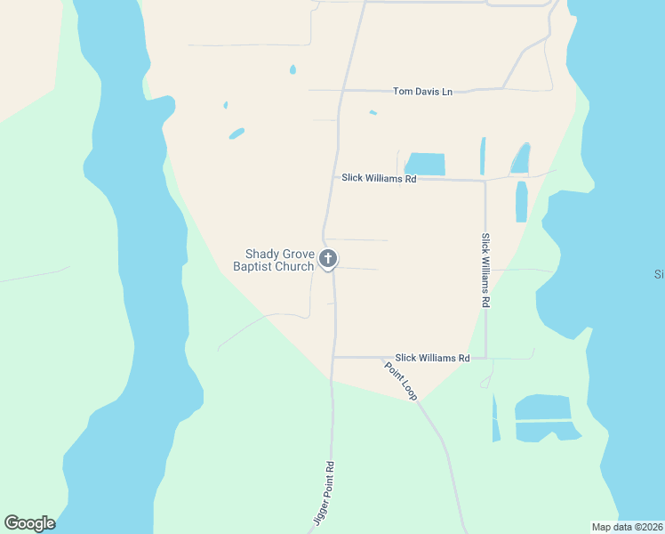 map of restaurants, bars, coffee shops, grocery stores, and more near 132 Jigger Point Road in Winnsboro
