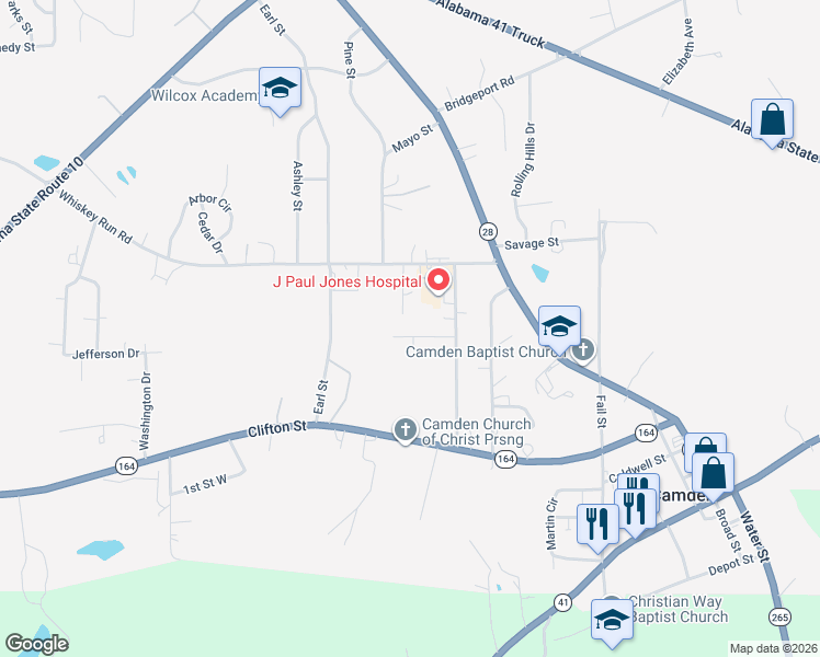 map of restaurants, bars, coffee shops, grocery stores, and more near 300-302 Cresma Lane in Camden