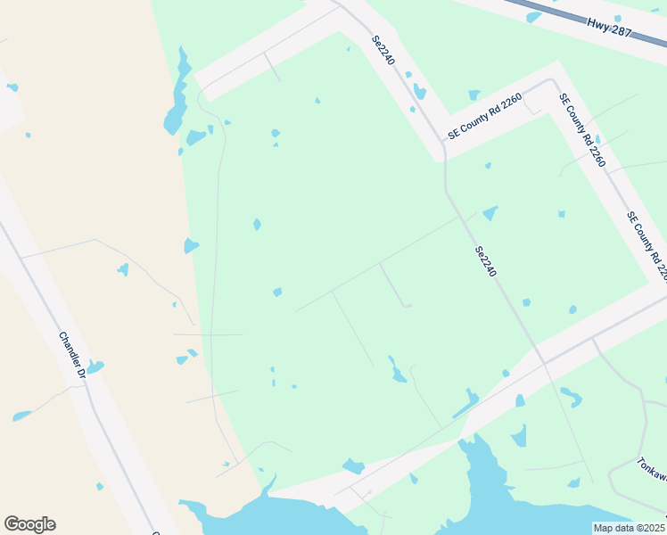 map of restaurants, bars, coffee shops, grocery stores, and more near 554 Southeast County Road 2247 in Corsicana