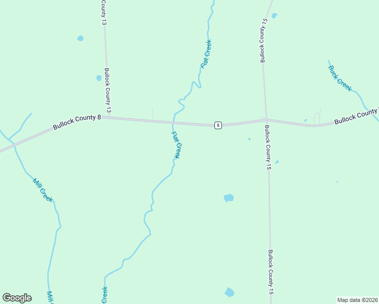 map of restaurants, bars, coffee shops, grocery stores, and more near Bullock County 8 in Union Springs