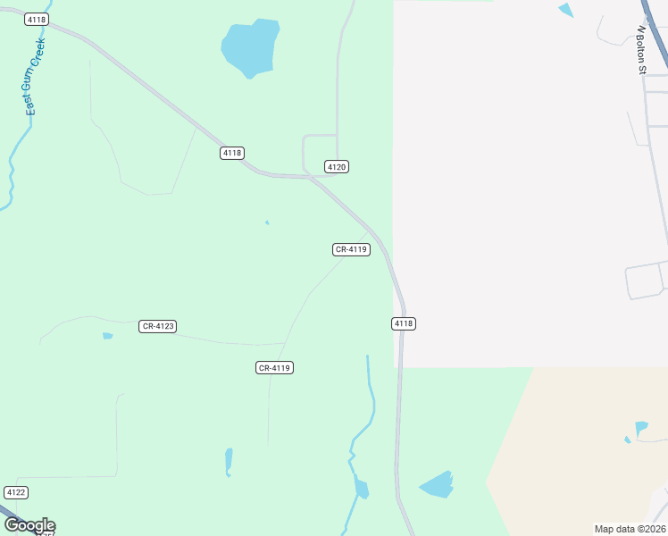 map of restaurants, bars, coffee shops, grocery stores, and more near 197 County Road 4119 in Jacksonville