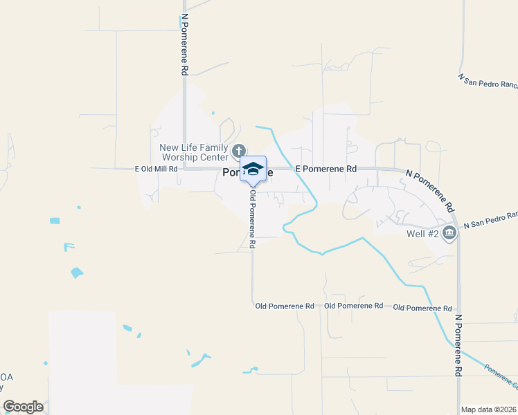 map of restaurants, bars, coffee shops, grocery stores, and more near 1375 North Old Pomerene Road in Benson