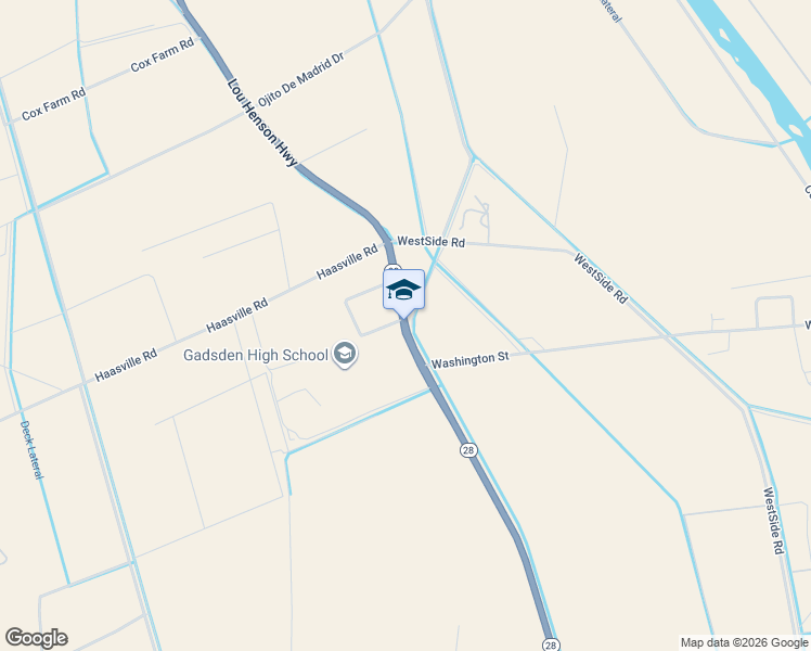 map of restaurants, bars, coffee shops, grocery stores, and more near 6308 New Mexico 28 in Anthony