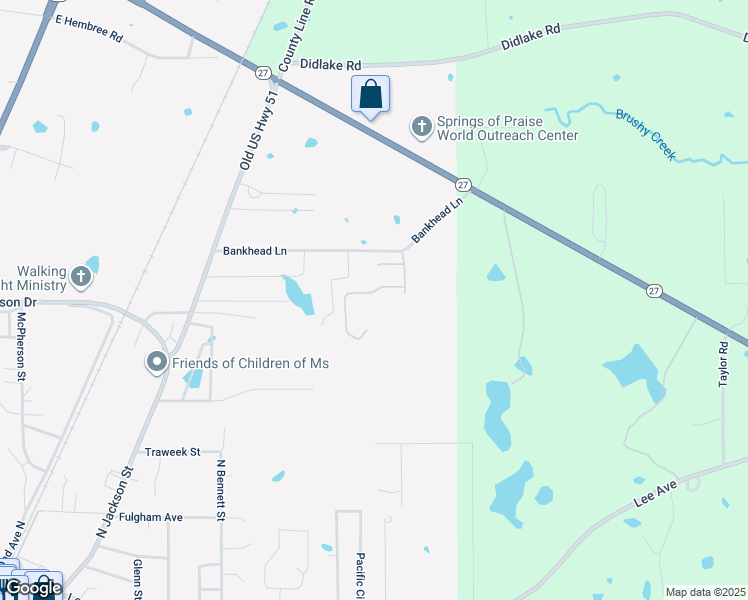 map of restaurants, bars, coffee shops, grocery stores, and more near 101 Buie Drive in Crystal Springs