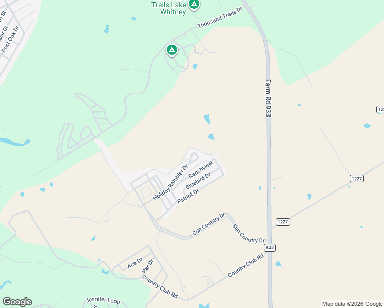 map of restaurants, bars, coffee shops, grocery stores, and more near 173 Holiday Rambler Drive in Whitney