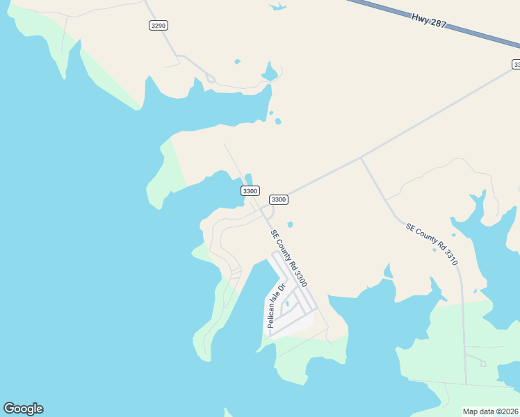 map of restaurants, bars, coffee shops, grocery stores, and more near 2046 Pelican Isle Drive in Kerens