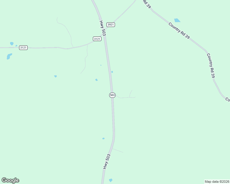 map of restaurants, bars, coffee shops, grocery stores, and more near Highway 503 in Vossburg