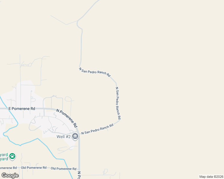 map of restaurants, bars, coffee shops, grocery stores, and more near 1425 North San Pedro Ranch Road in Benson