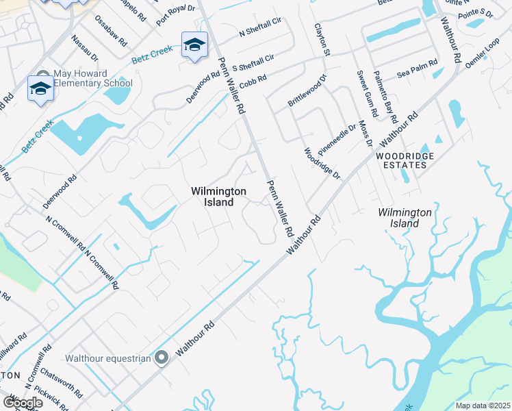 map of restaurants, bars, coffee shops, grocery stores, and more near 920 Trafford Lane in Wilmington Island