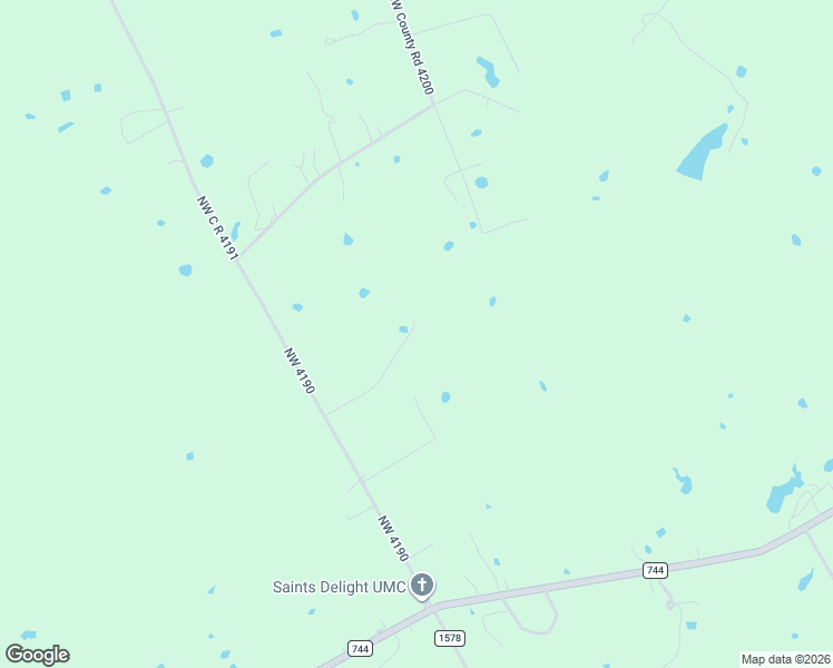 map of restaurants, bars, coffee shops, grocery stores, and more near 2988 Northwest County Road 4190 in Frost