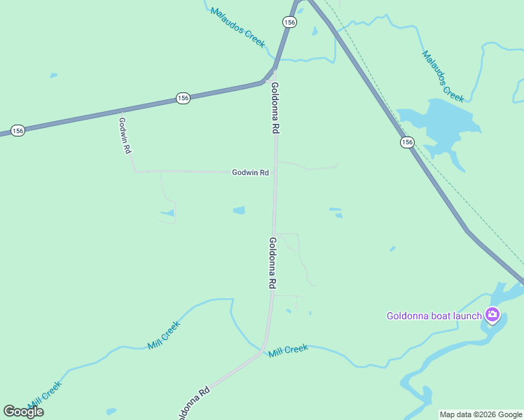 map of restaurants, bars, coffee shops, grocery stores, and more near 295-357 Goldonna Road in Goldonna