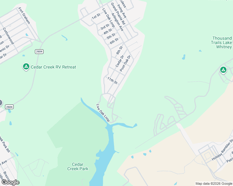 map of restaurants, bars, coffee shops, grocery stores, and more near 326 Live Oak Loop in Whitney