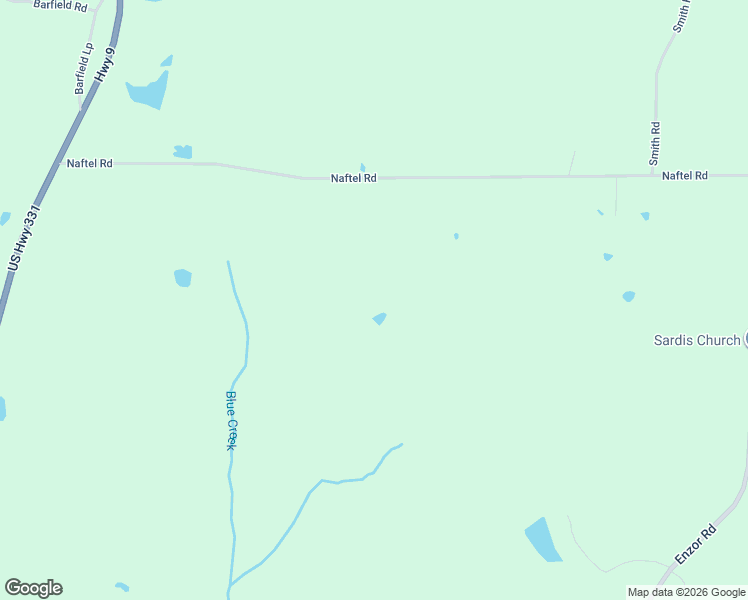 map of restaurants, bars, coffee shops, grocery stores, and more near 680 Naftel Road in Grady