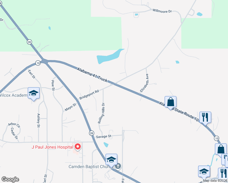 map of restaurants, bars, coffee shops, grocery stores, and more near in Camden