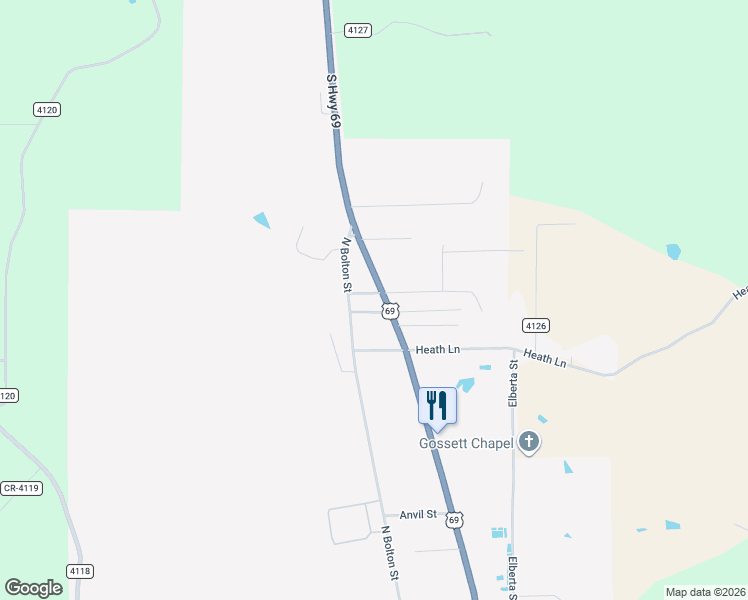 map of restaurants, bars, coffee shops, grocery stores, and more near 4015 North Jackson Street in Jacksonville