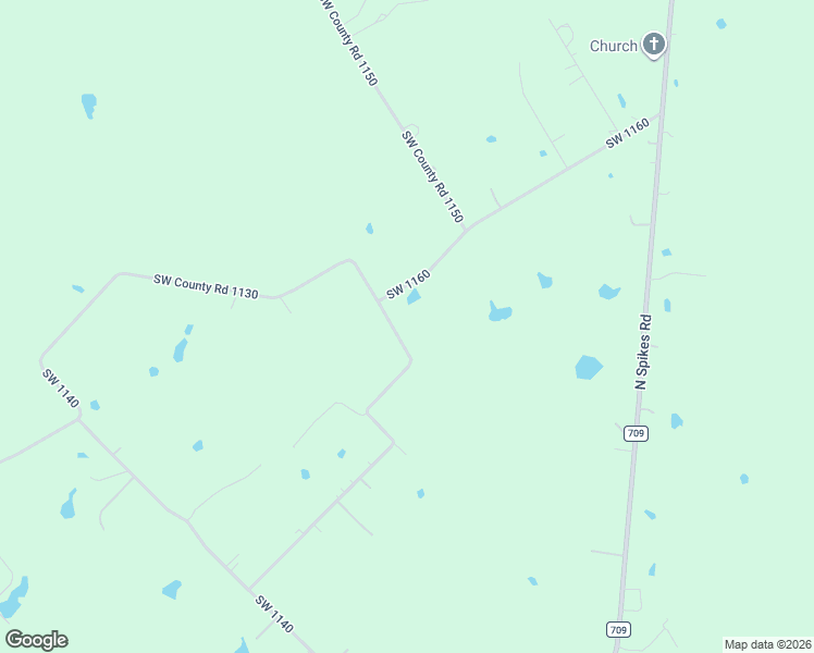 map of restaurants, bars, coffee shops, grocery stores, and more near 3645 Southwest County Road 1130 in Corsicana