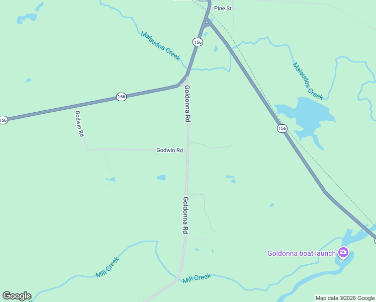 map of restaurants, bars, coffee shops, grocery stores, and more near 295 Goldonna Road in Goldonna