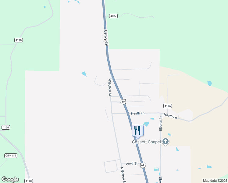 map of restaurants, bars, coffee shops, grocery stores, and more near 4015 North Jackson Street in Jacksonville