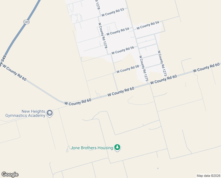 map of restaurants, bars, coffee shops, grocery stores, and more near 10206 West County Road 60 in Midland