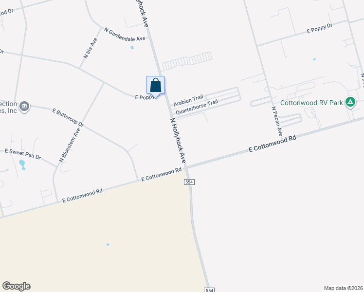 map of restaurants, bars, coffee shops, grocery stores, and more near 14501-14673 North Hollyhock Avenue in Gardendale