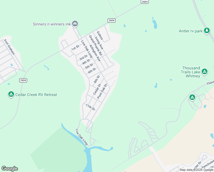 map of restaurants, bars, coffee shops, grocery stores, and more near 198 Post Oak Drive in Whitney