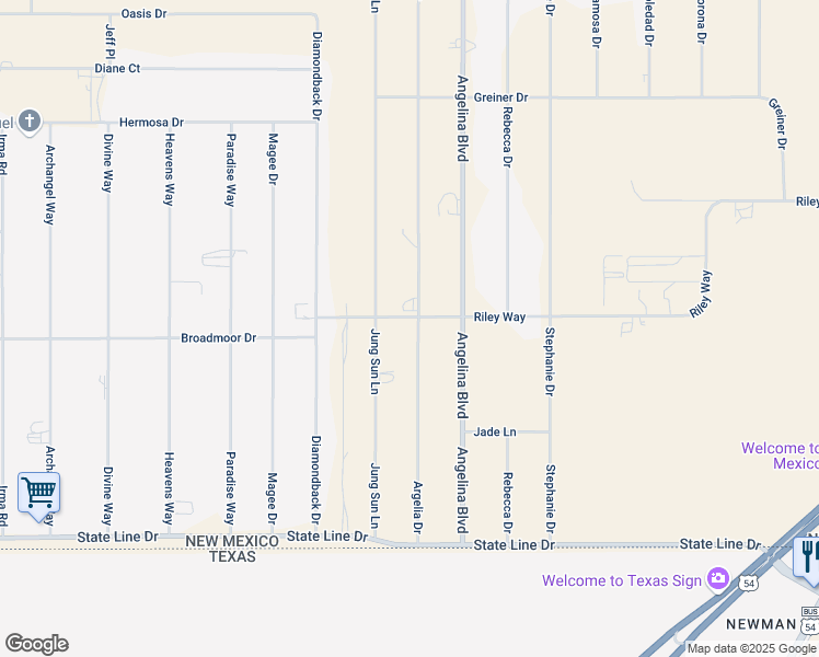 map of restaurants, bars, coffee shops, grocery stores, and more near 132 Argelia Drive in Chaparral