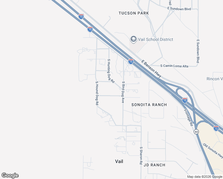 map of restaurants, bars, coffee shops, grocery stores, and more near 13701 East Blue Cactus Lane in Vail