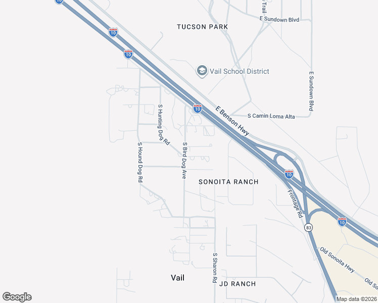 map of restaurants, bars, coffee shops, grocery stores, and more near 13786 East Ocotillo Bloom Drive in Vail