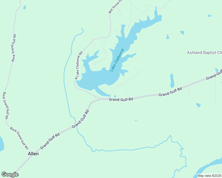 map of restaurants, bars, coffee shops, grocery stores, and more near 1059 North Lake Claiborne Road in Port Gibson