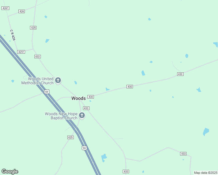 map of restaurants, bars, coffee shops, grocery stores, and more near 475 County Road 430 in Tenaha