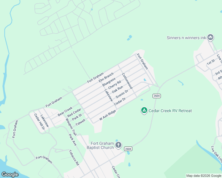 map of restaurants, bars, coffee shops, grocery stores, and more near 173 Oak Lane in Whitney