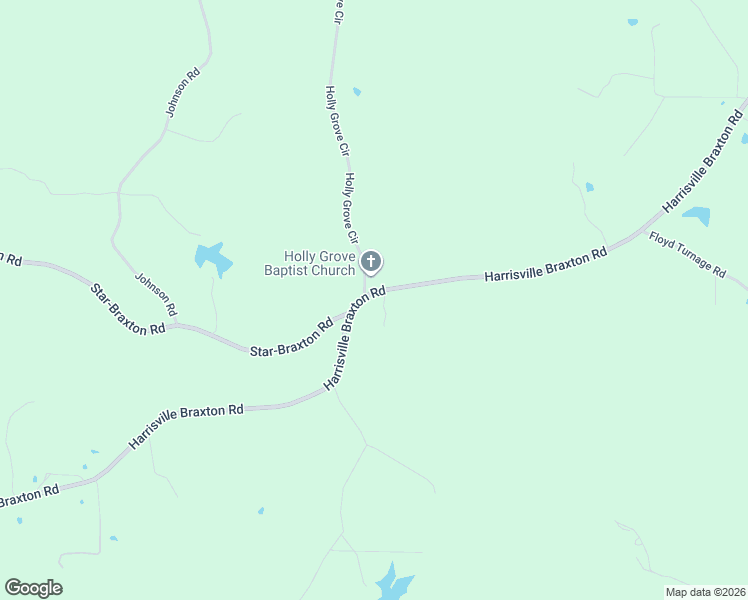 map of restaurants, bars, coffee shops, grocery stores, and more near 1203 Harrisville Braxton Road in Braxton