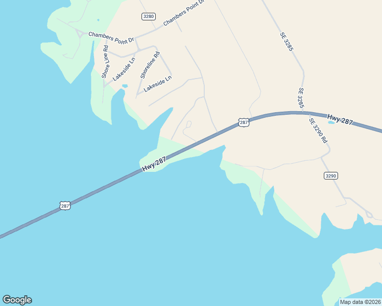 map of restaurants, bars, coffee shops, grocery stores, and more near 11120 U.S. 287 in Kerens