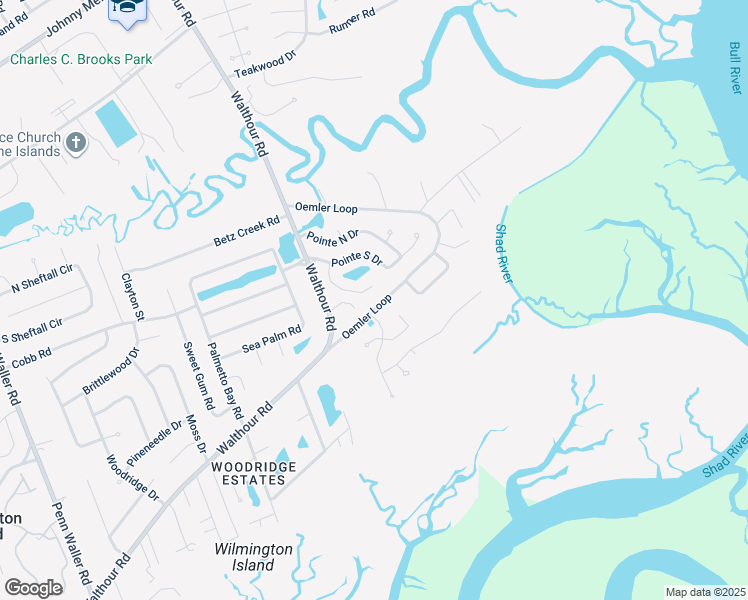 map of restaurants, bars, coffee shops, grocery stores, and more near 808 Oemler Loop in Savannah
