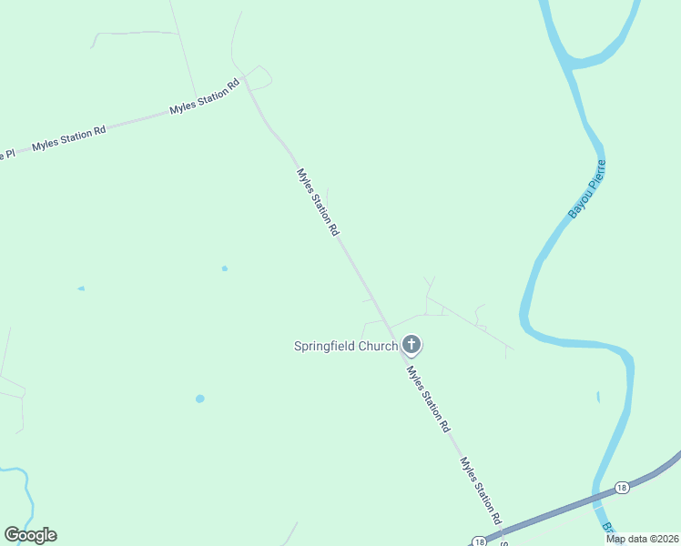 map of restaurants, bars, coffee shops, grocery stores, and more near 1195 Myles Station Road in Hermanville