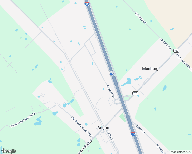 map of restaurants, bars, coffee shops, grocery stores, and more near 319 Birdwell Road in Corsicana