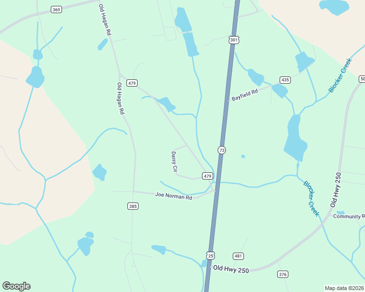 map of restaurants, bars, coffee shops, grocery stores, and more near 195 Daisy Circle in Glennville