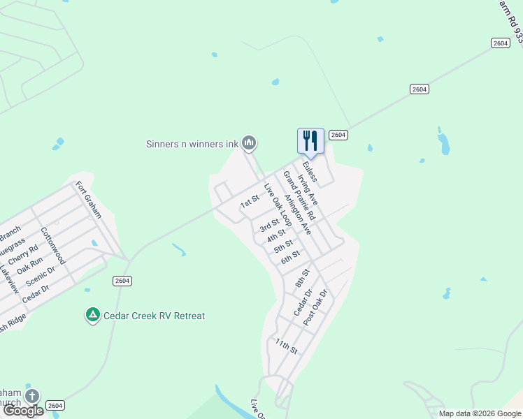 map of restaurants, bars, coffee shops, grocery stores, and more near 113 2nd Street in Whitney