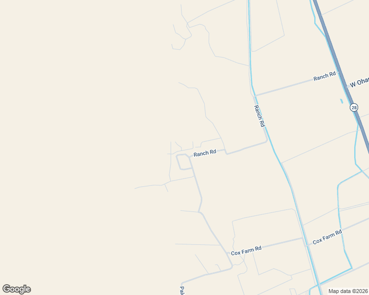 map of restaurants, bars, coffee shops, grocery stores, and more near 1072 Ranch Road in Anthony