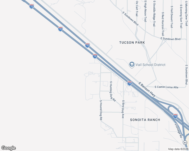 map of restaurants, bars, coffee shops, grocery stores, and more near 13174 South Hound Dog Road in Vail