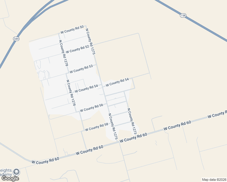 map of restaurants, bars, coffee shops, grocery stores, and more near 9800 West County Road 55 in Midland