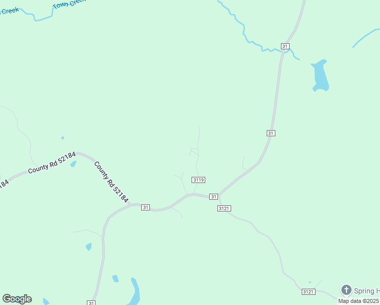 map of restaurants, bars, coffee shops, grocery stores, and more near 30 County Road 3117 in Paulding