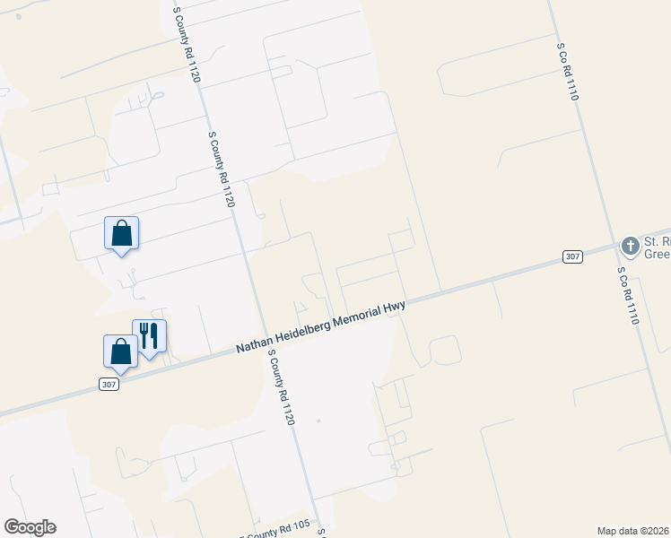 map of restaurants, bars, coffee shops, grocery stores, and more near 7107 Farm to Market 307 in Midland