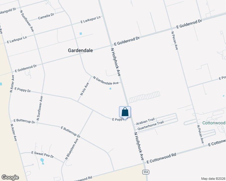 map of restaurants, bars, coffee shops, grocery stores, and more near 15347 North Gardendale Avenue in Gardendale