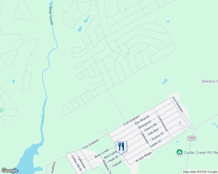 map of restaurants, bars, coffee shops, grocery stores, and more near 40059 Radde Road in Whitney