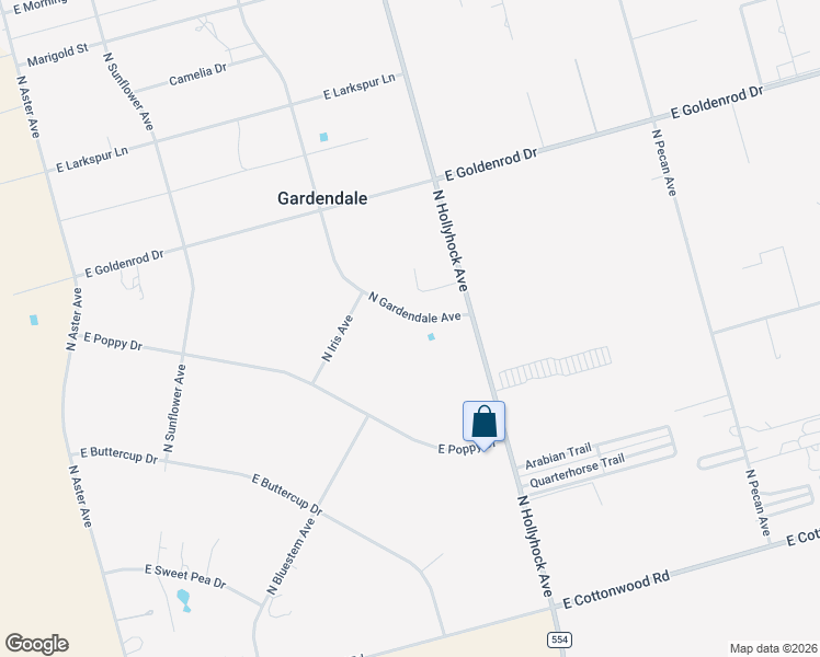map of restaurants, bars, coffee shops, grocery stores, and more near 15347 North Gardendale Avenue in Gardendale